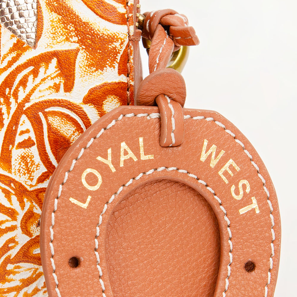 Loyal West Shell Mini Purse Golden Floral