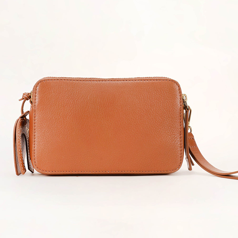 Loyal West Shell Mini Purse Brown