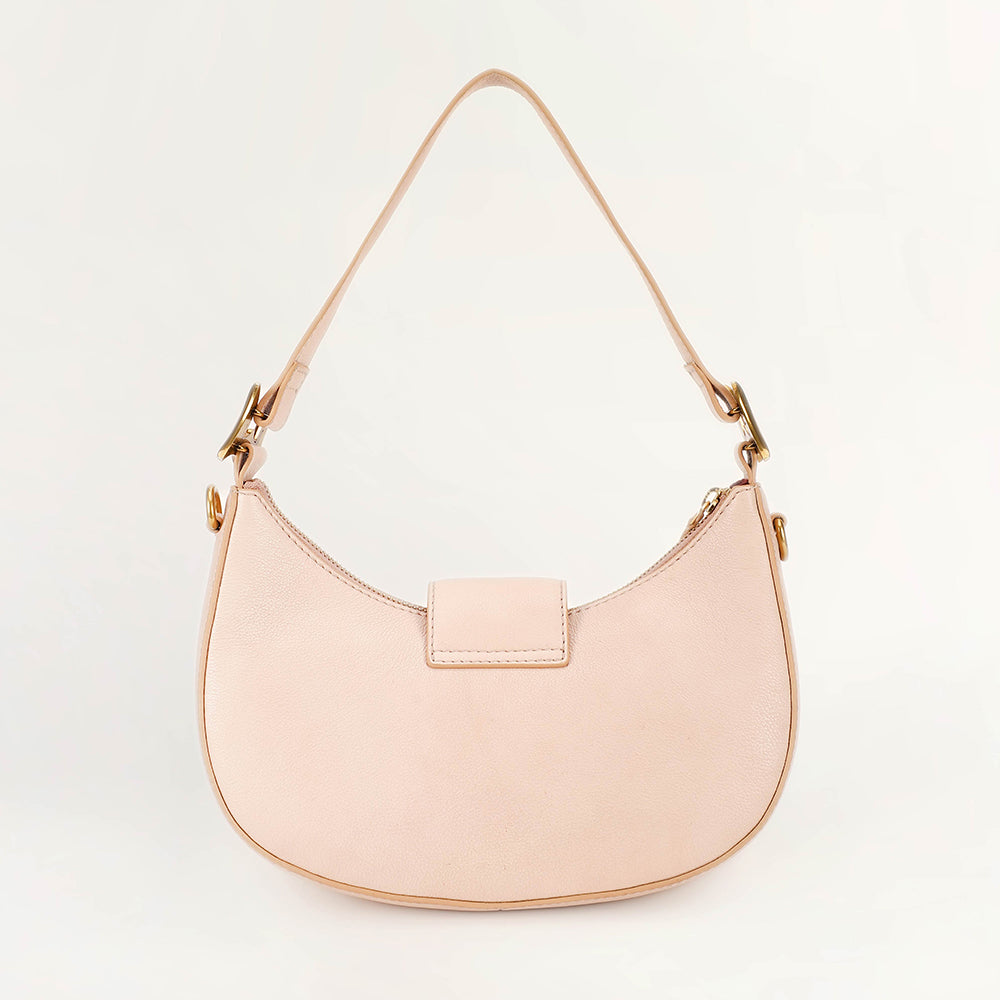 Loyal West Hobo Medium Purse Beige Floral