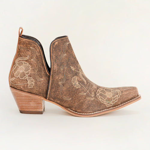 Loyal West South West Booties Brown Calfskin