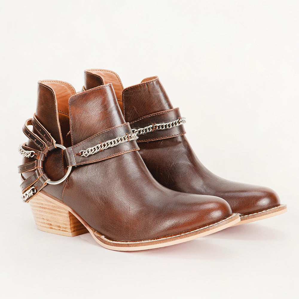 Loyal West Raven Vanyon Booties In Calfskin