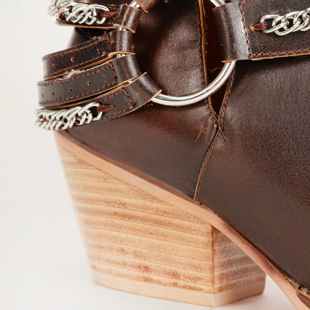 Loyal West Raven Vanyon Booties In Calfskin