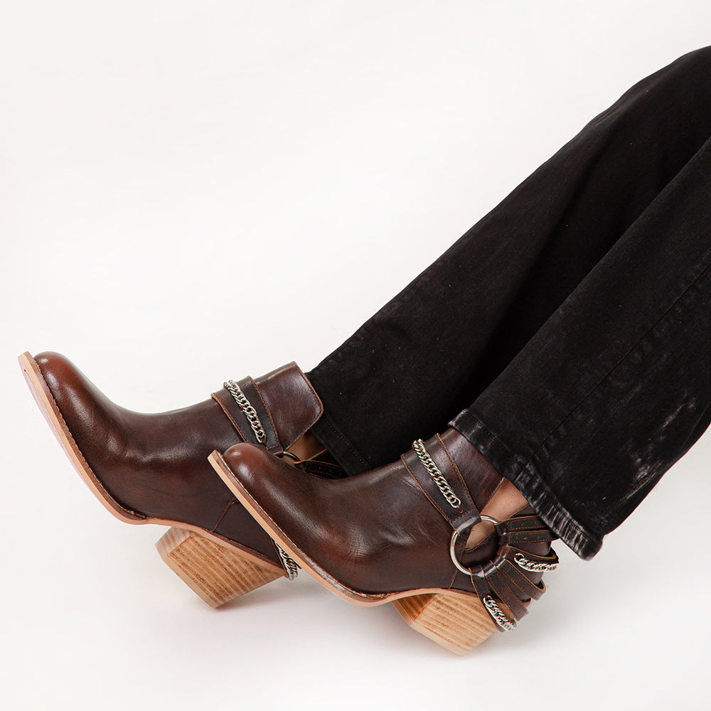 Loyal West Raven Vanyon Booties In Calfskin