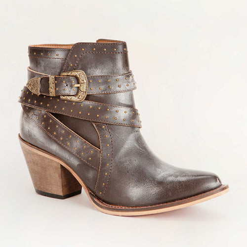 Loyal West Elena Booties In Calfskin
