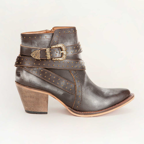 Loyal West Elena Booties In Calfskin
