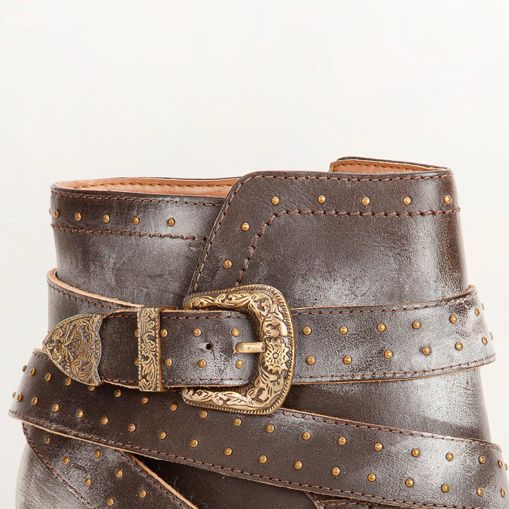 Loyal West Elena Booties In Calfskin