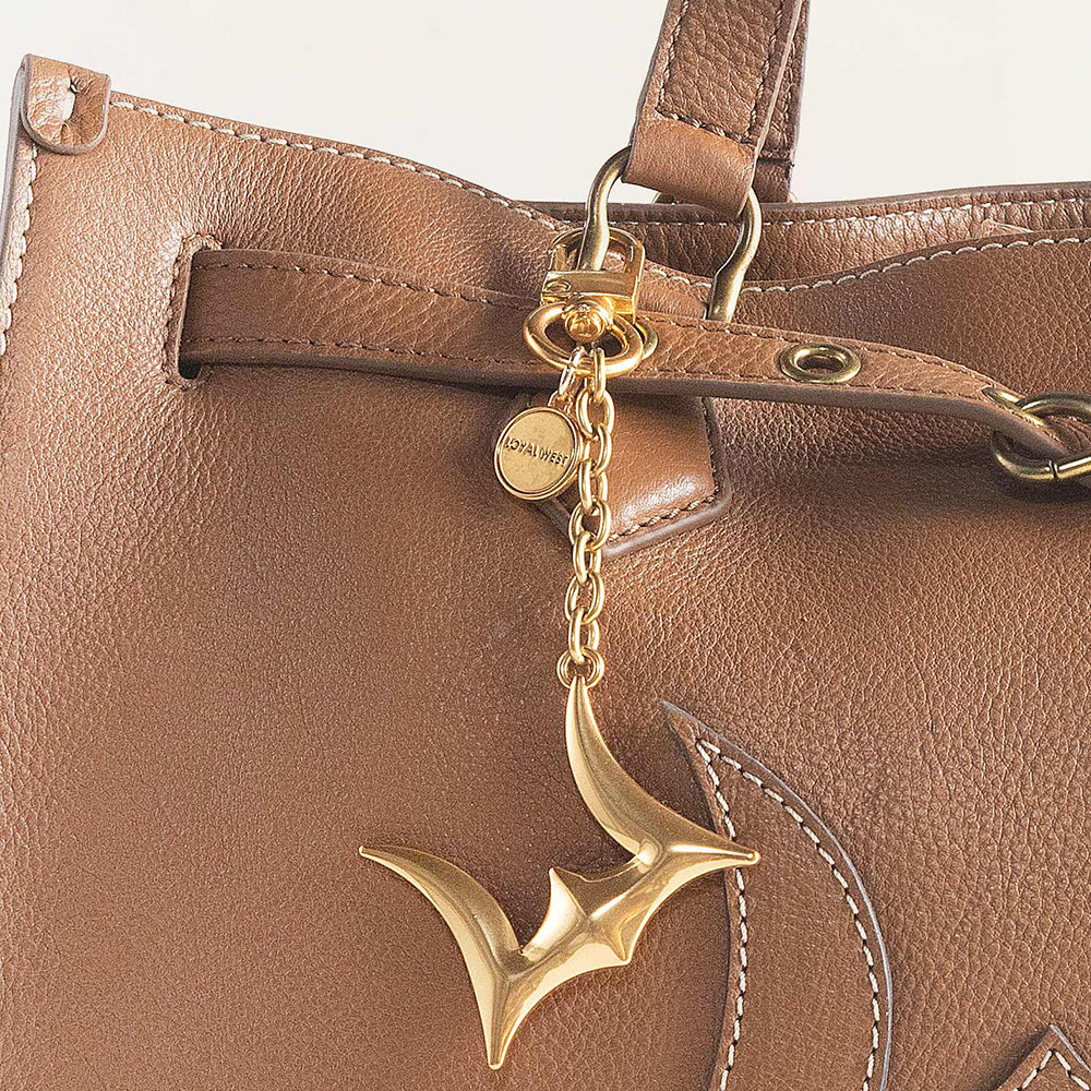 Loyal West - On The Go Bag Charm Golden