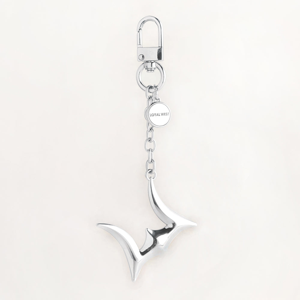 Loyal West - On The Go Bag Charm Nickle