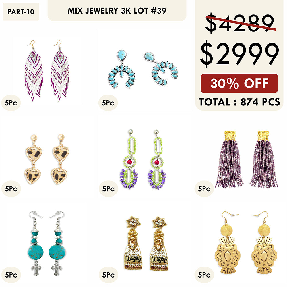 MIX JEWELRY 3K LOT-39