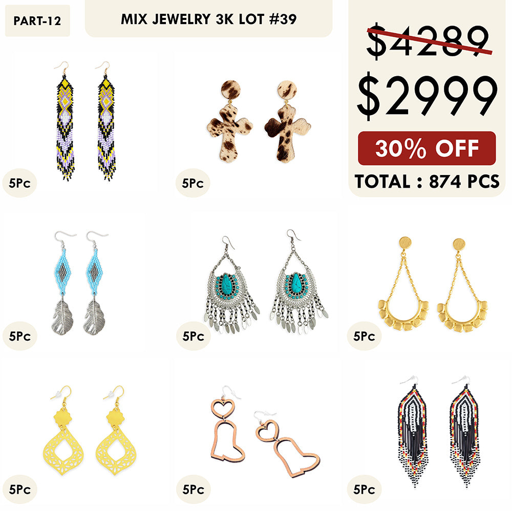 MIX JEWELRY 3K LOT-39