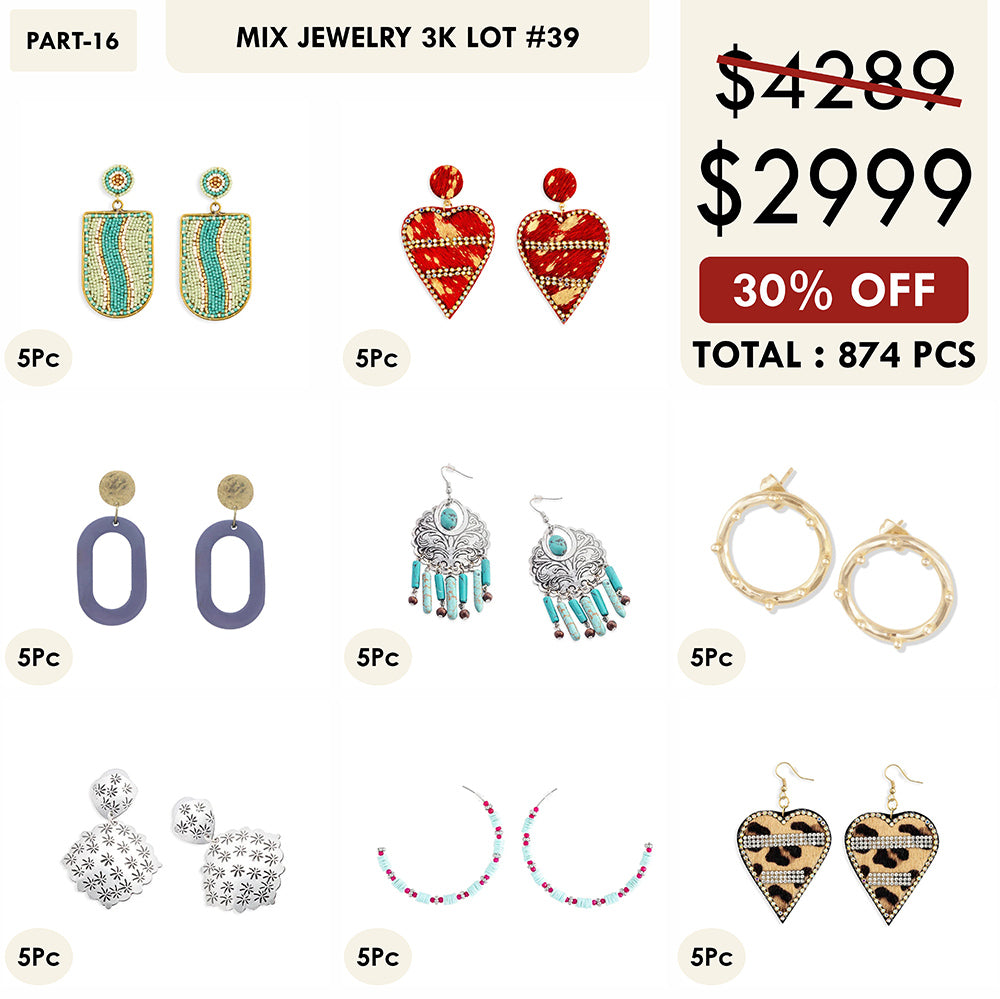 MIX JEWELRY 3K LOT-39
