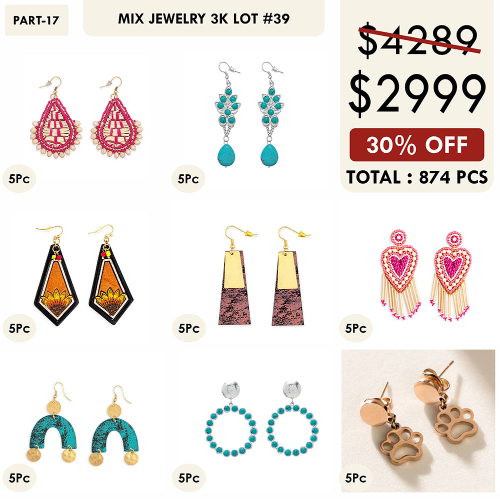 MIX JEWELRY 3K LOT-39