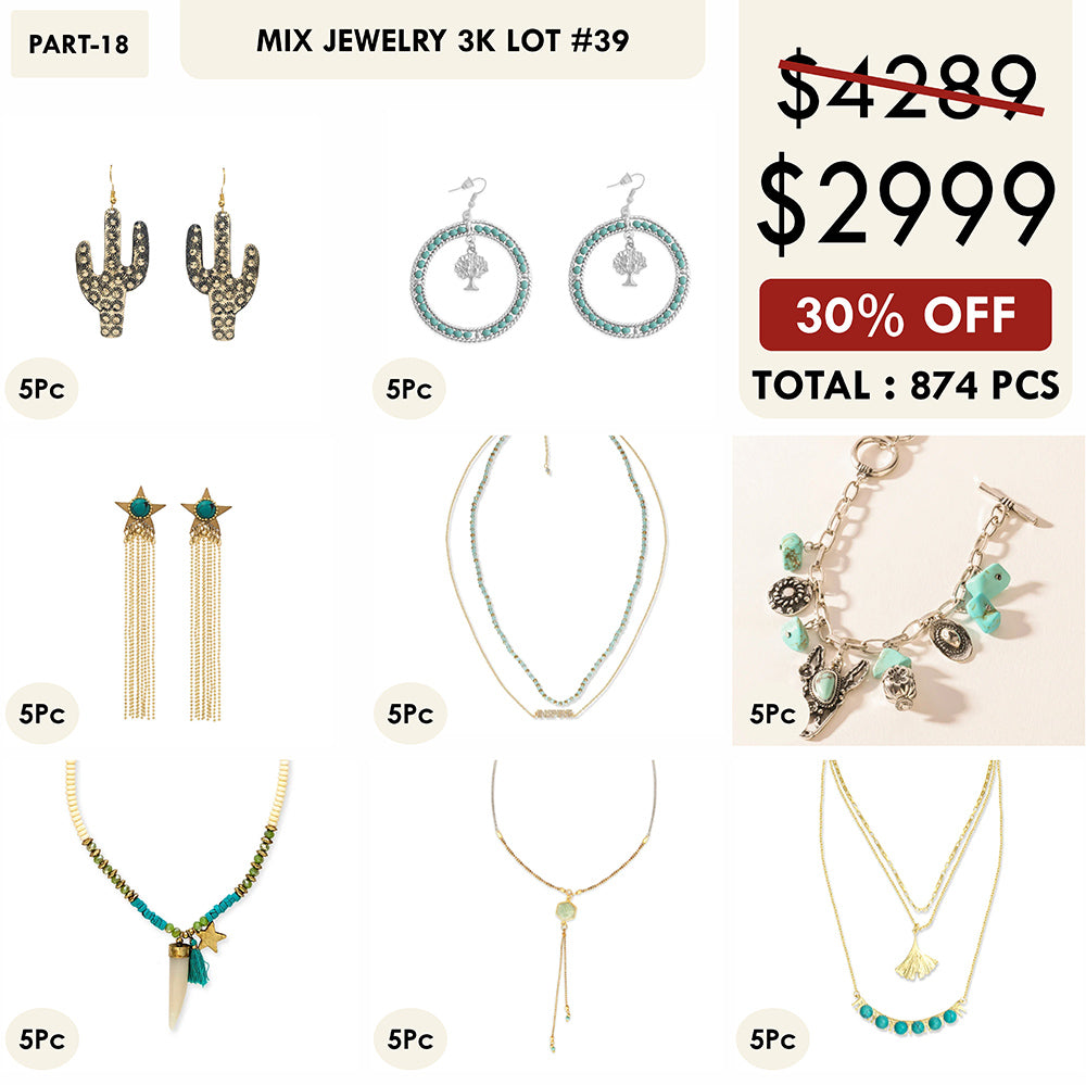 MIX JEWELRY 3K LOT-39