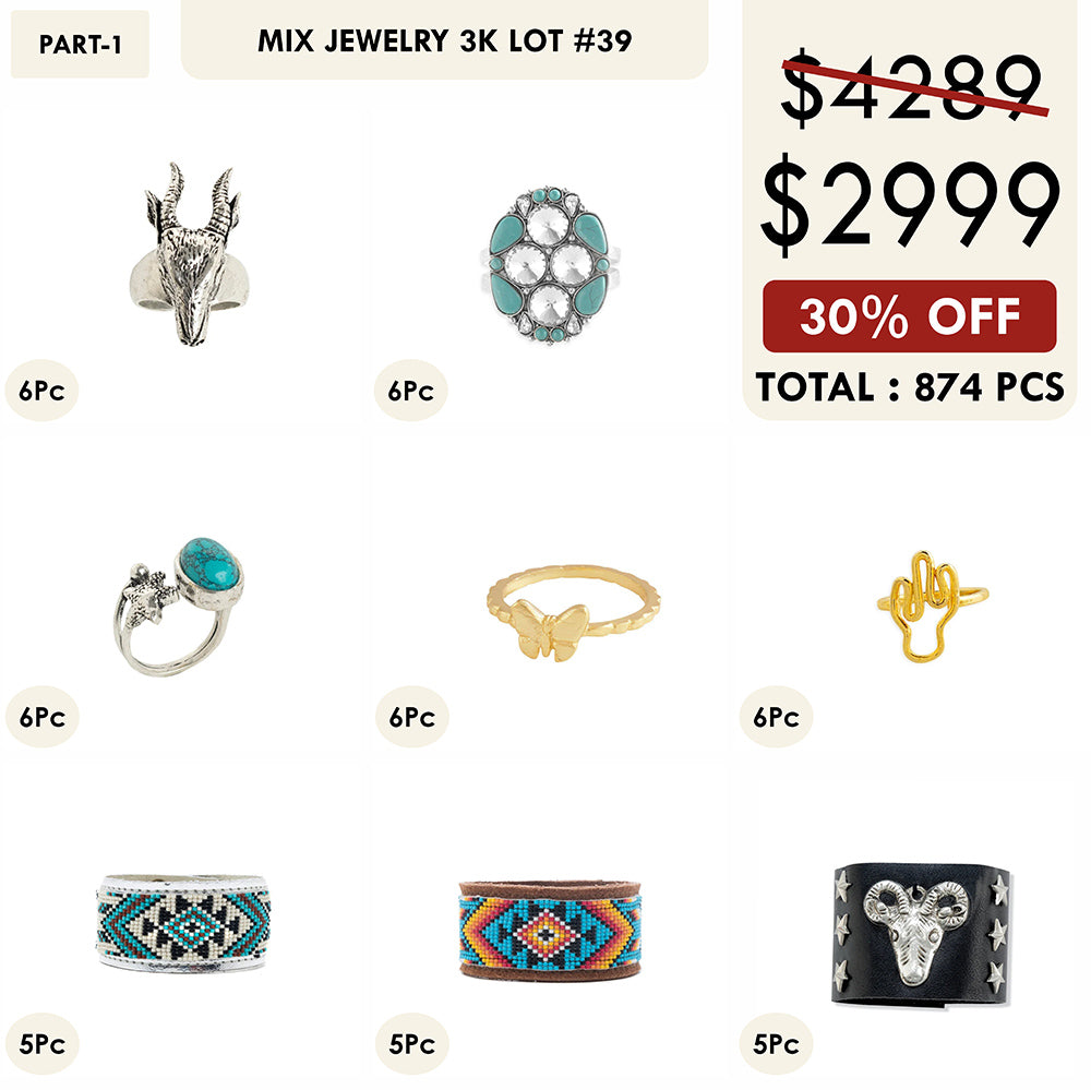 MIX JEWELRY 3K LOT-39