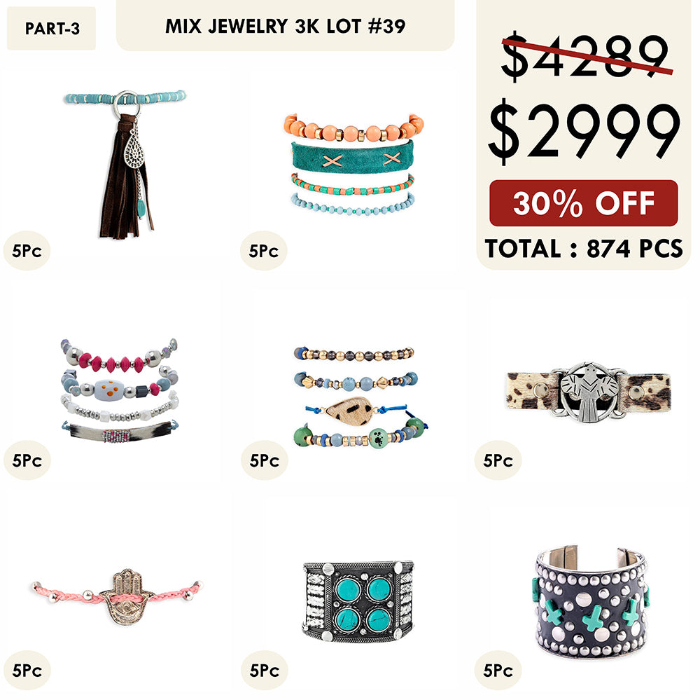 MIX JEWELRY 3K LOT-39