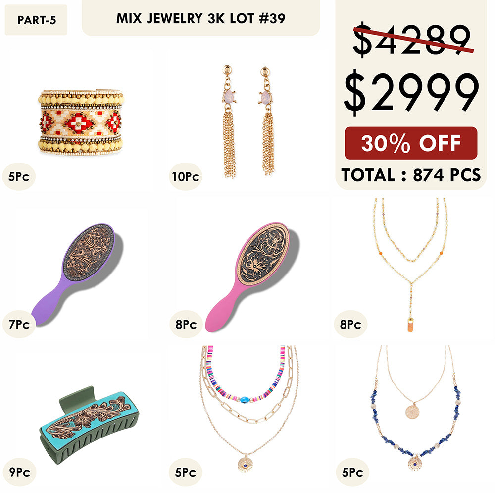 MIX JEWELRY 3K LOT-39