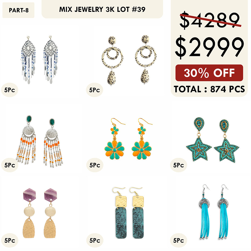 MIX JEWELRY 3K LOT-39