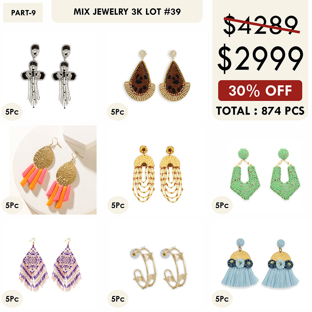 MIX JEWELRY 3K LOT-39