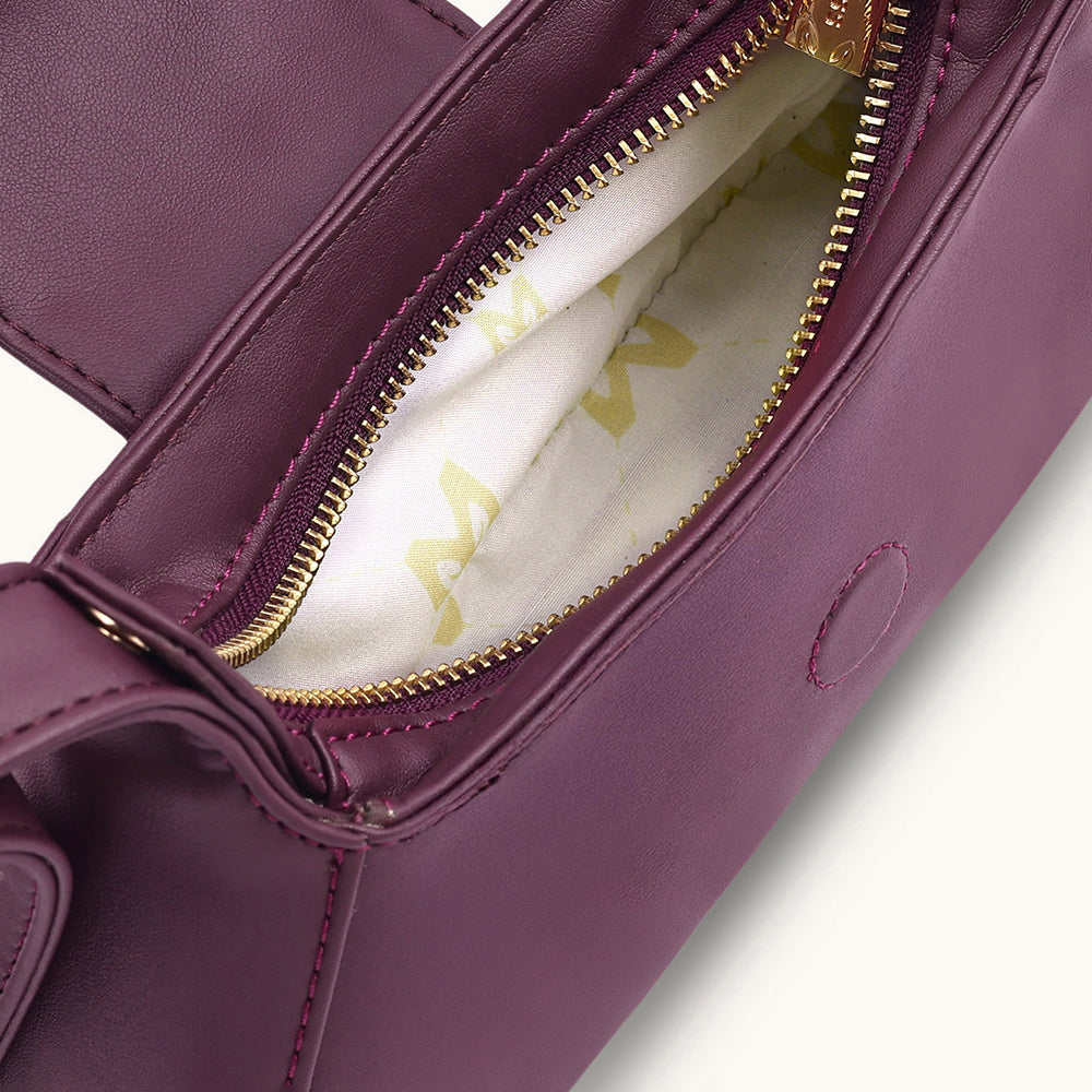 Mira & Moss Graciela Petite Shoulder Bag - Plum