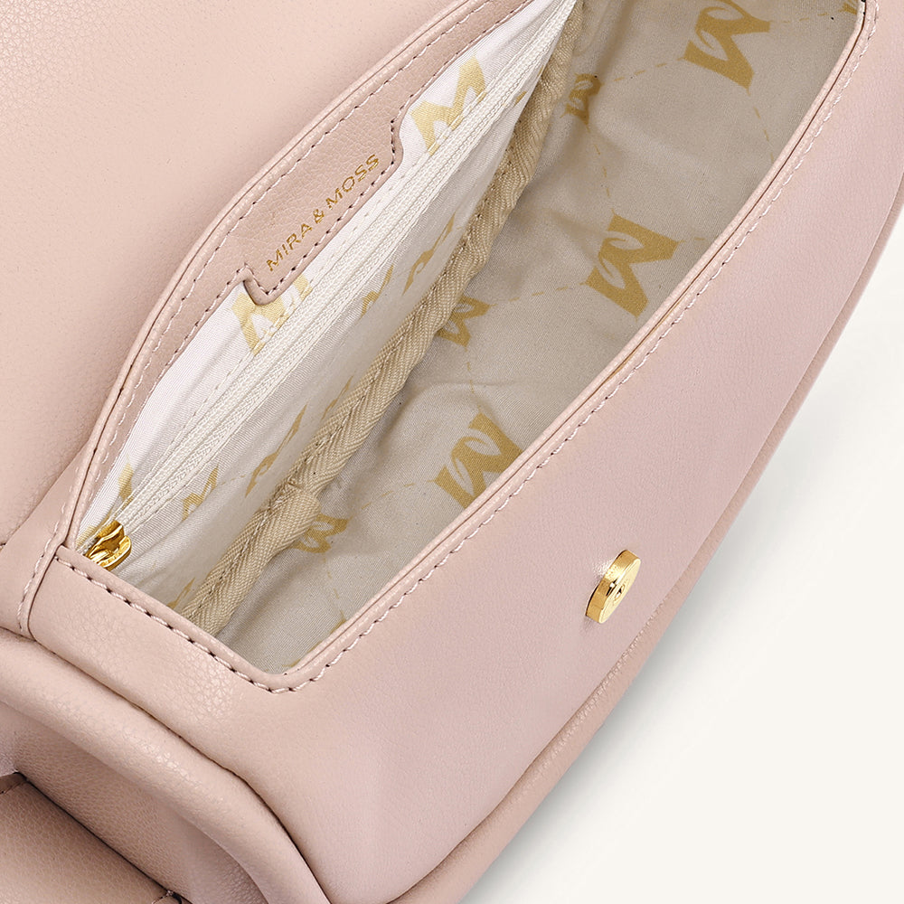 Mira & Moss Sophia Shoulder Bag - Transcendent Pink