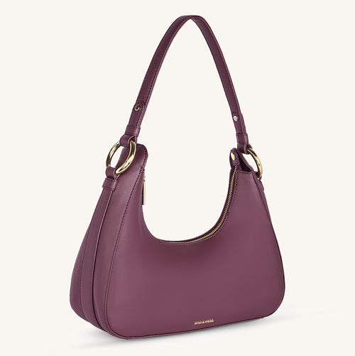 Mira & Moss Ava Shoulder Bag - Plum