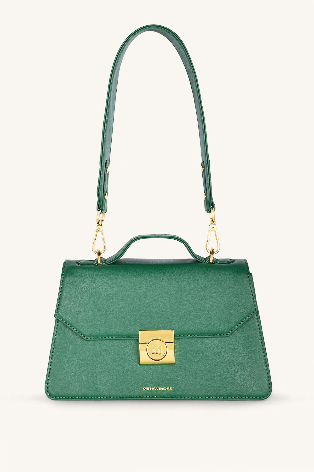 Mira & Moss Novelle Shoulder Bagn - Malachite Green