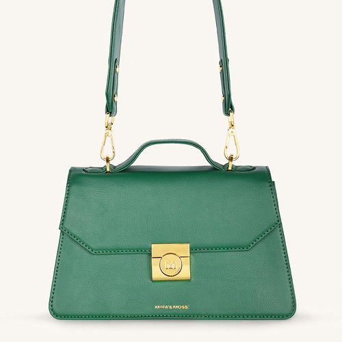 Mira & Moss Novelle Shoulder Bagn - Malachite Green