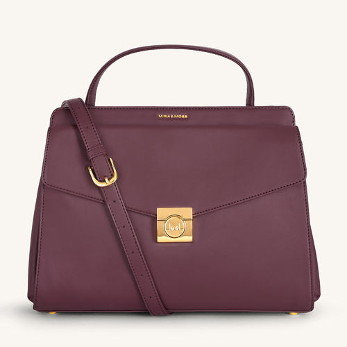Mira & Moss Beverly Crossbody Bag - Plum