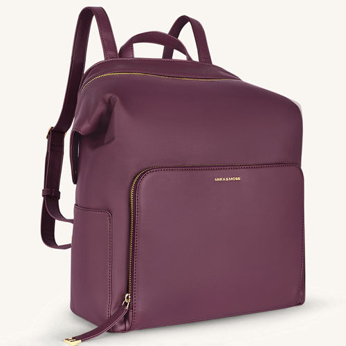 Mira & Moss Harper Backpack - Plum