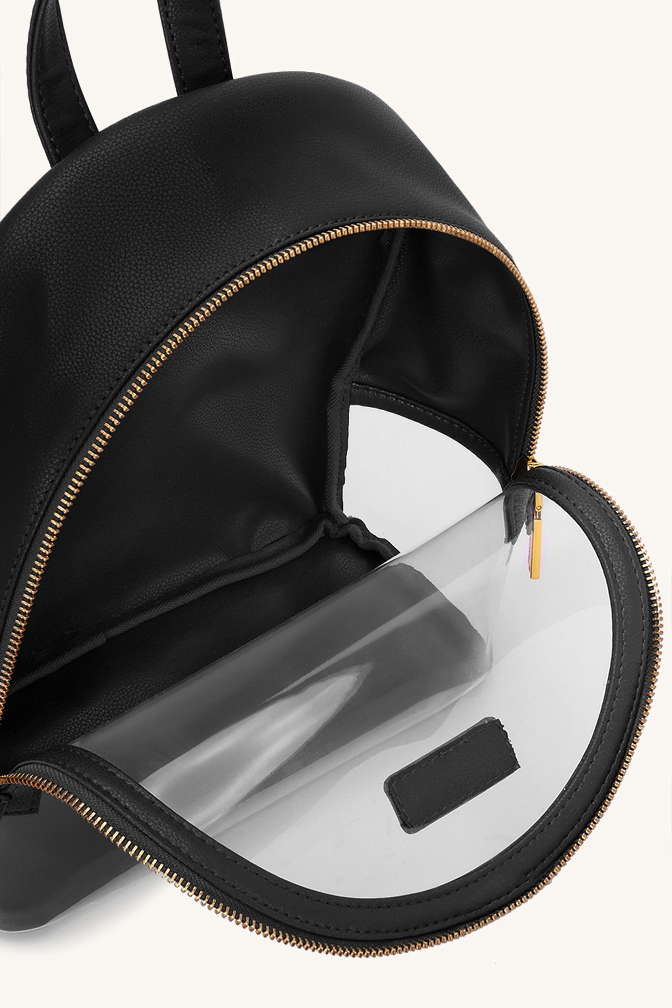 Mira & Moss Francine Clear Backpack - Black