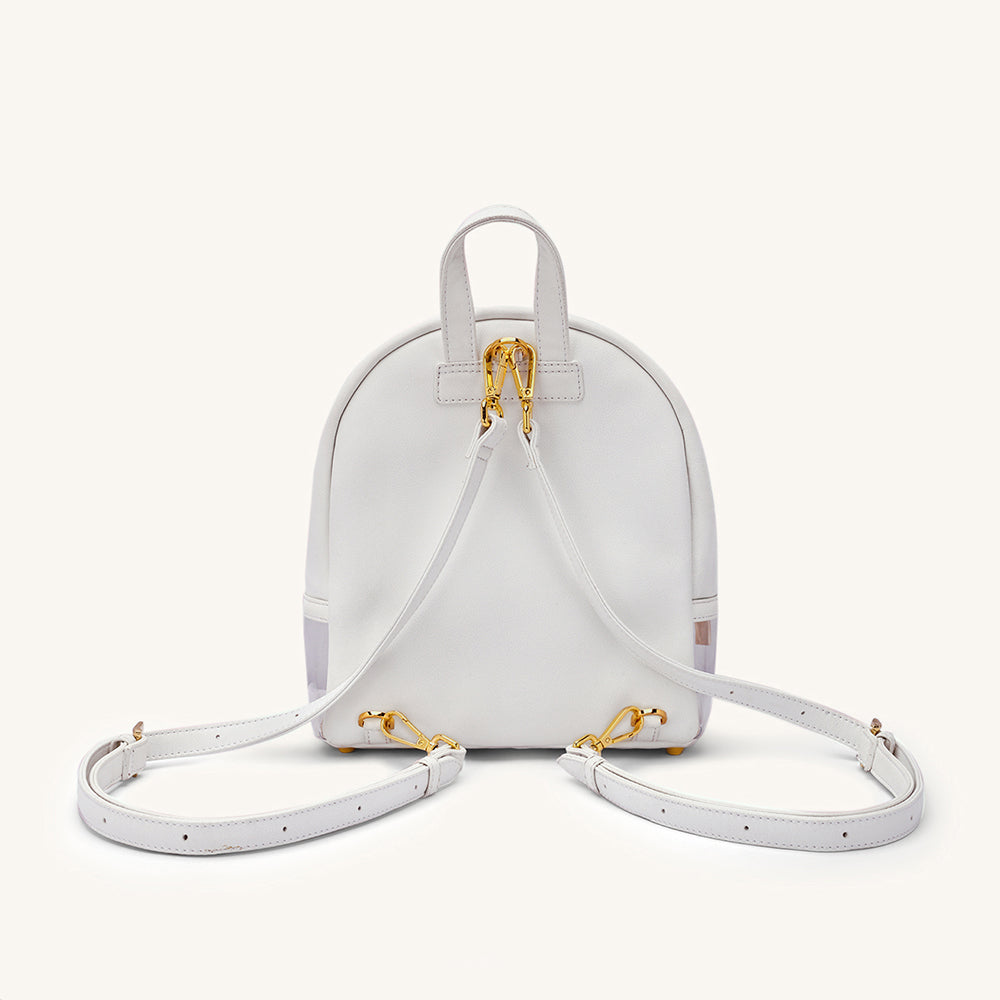 Mira & Moss Francine Clear Backpack - Ivory