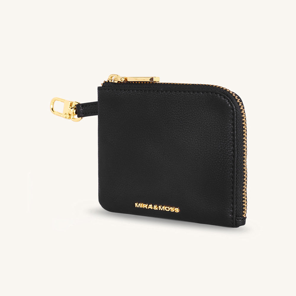Mira & Moss Nova Compact Wallet - Black