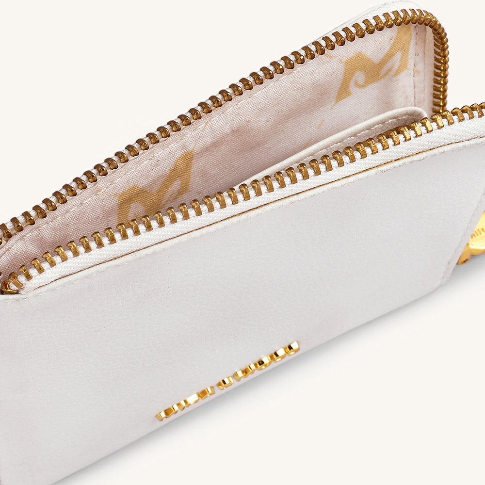 Mira & Moss Nova Compact Wallet - Ivory