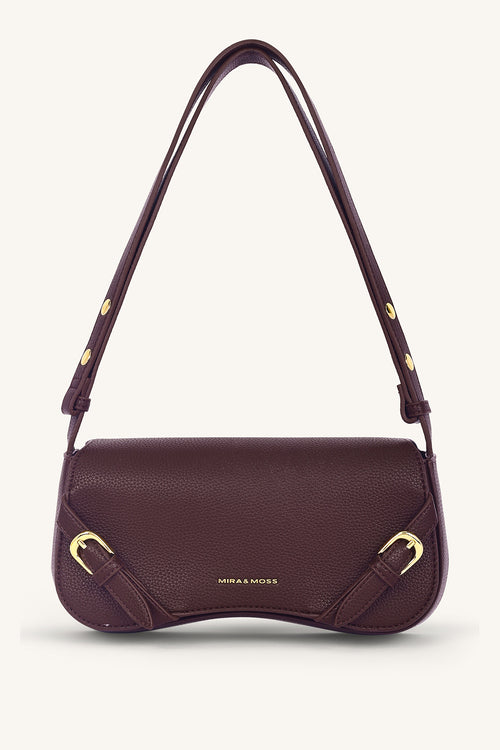 Colette Shoulder Bag - Cherry Rouge