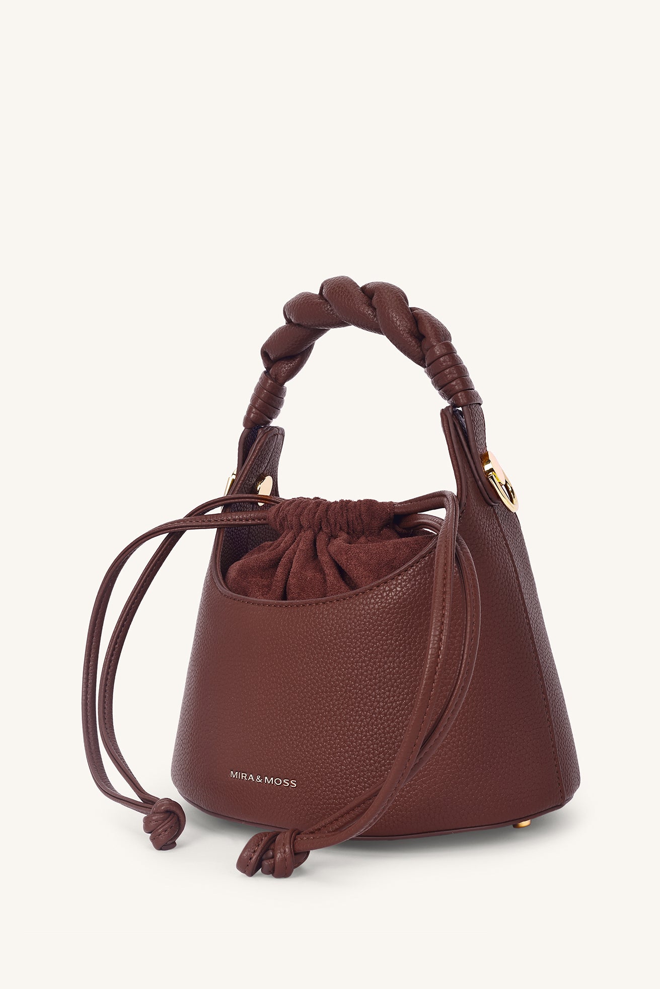 Mocha Knot Bucket Bag - Cocoa Umber