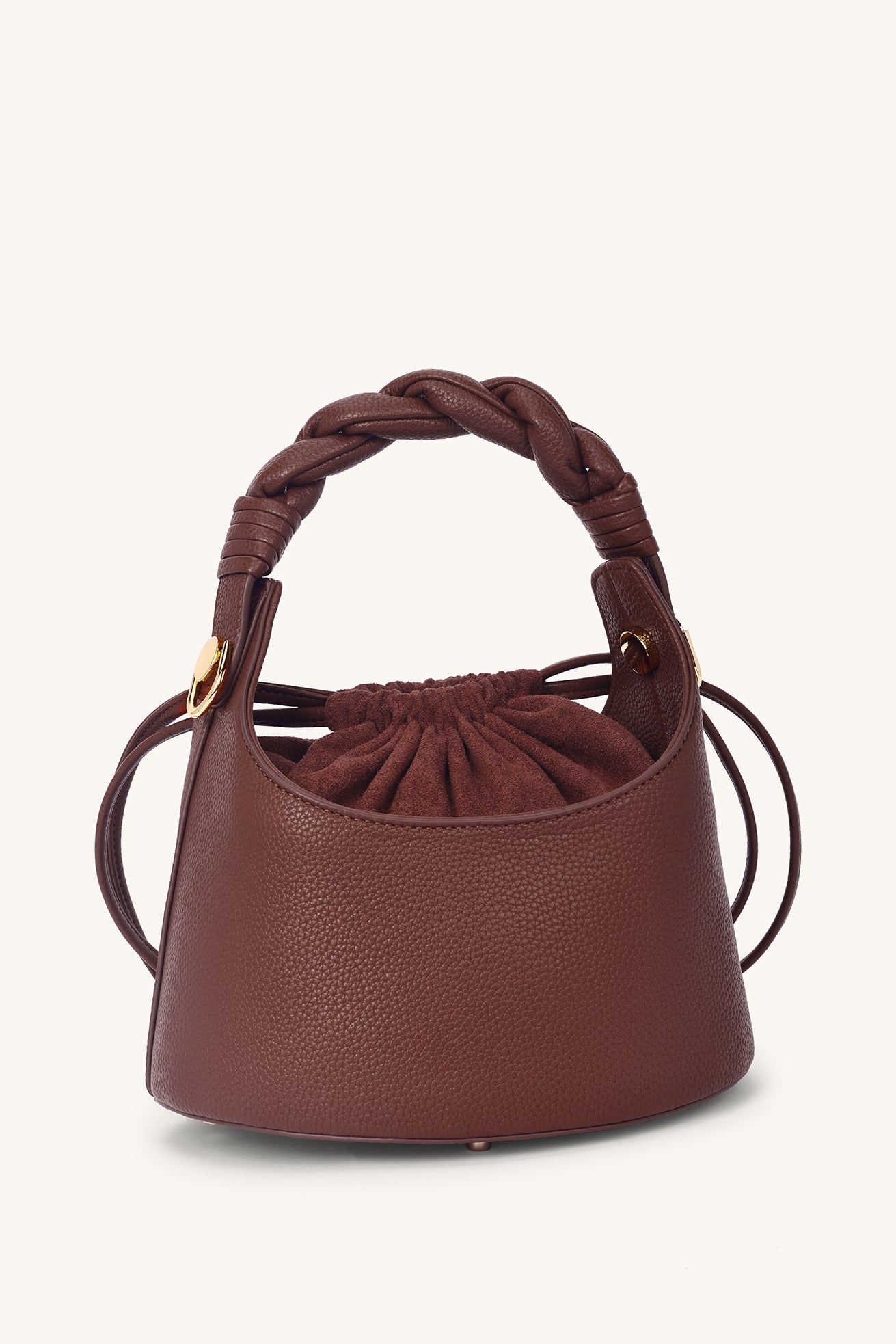 Mocha Knot Bucket Bag - Cocoa Umber