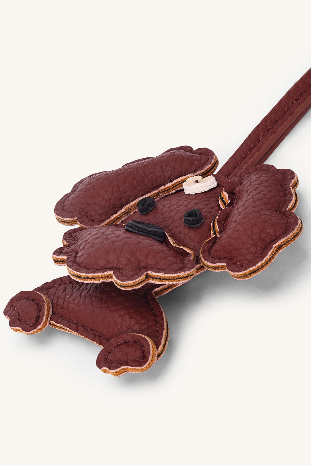 Little Pup Bag Charm - Cocoa