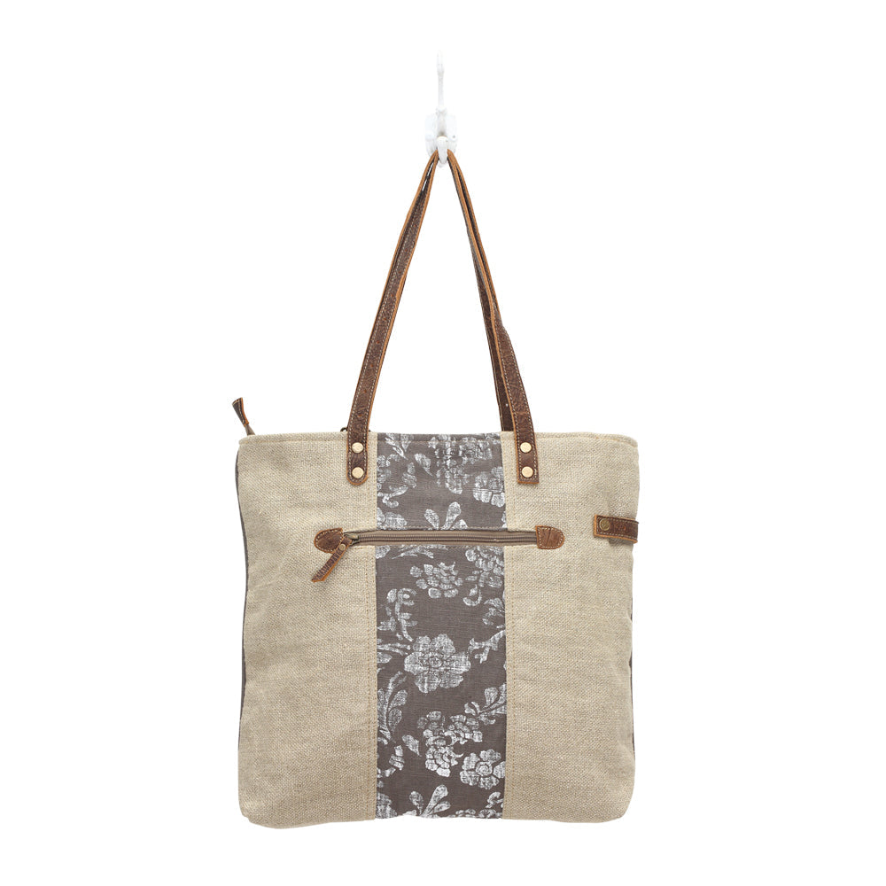 Old Key Linen Tote Bag - Myra Bags