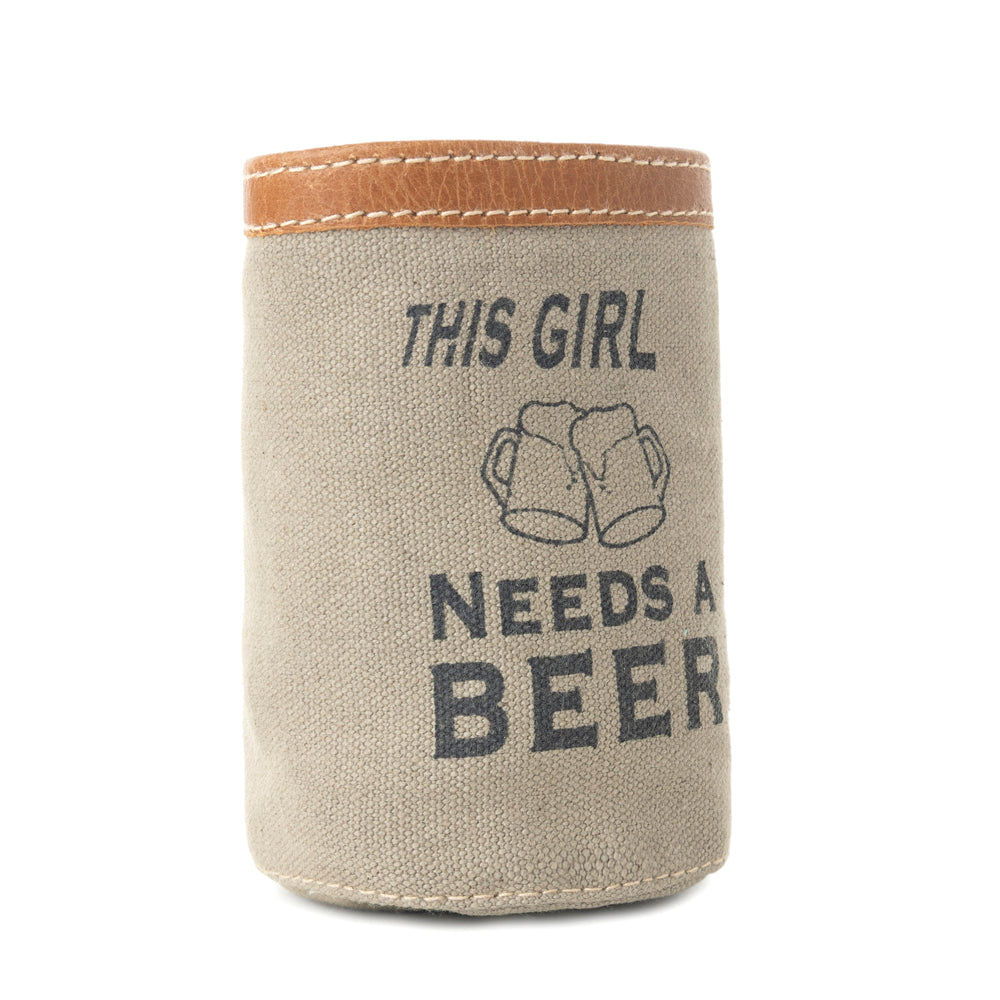 This Girl Needs A Beer Can Holder