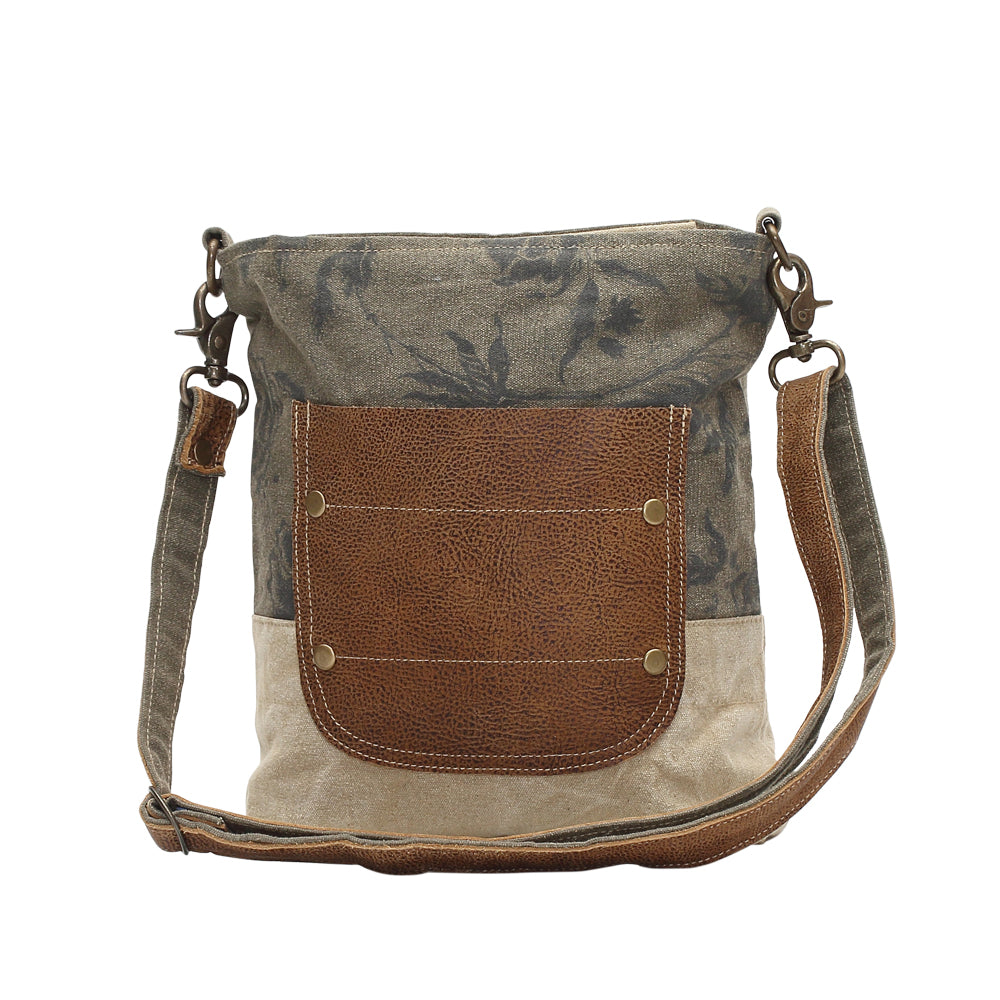 Leather Pocket Shoulder Bag