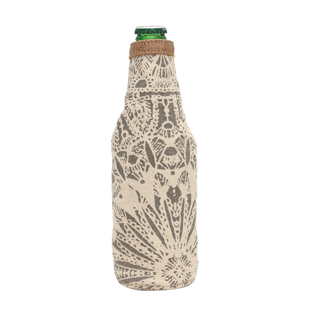 Flower Print Beer Holder