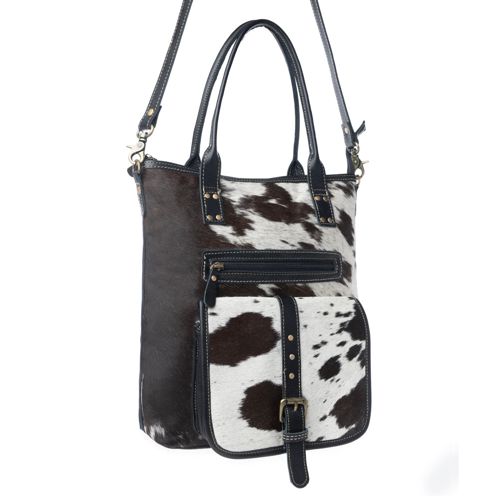 Mesa Maverick Tote Bag in Black & White