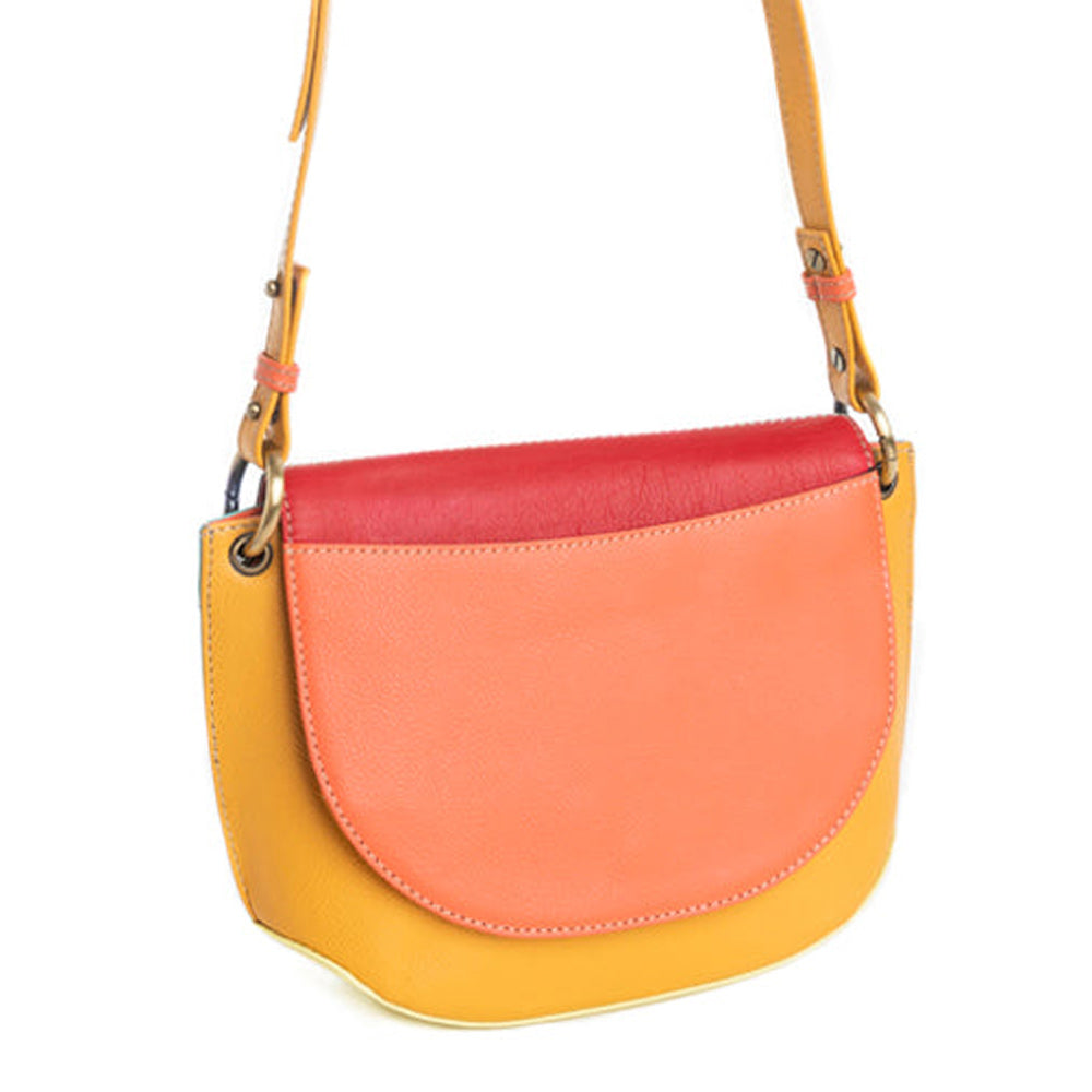 Color Point Half Moon Messenger Bag