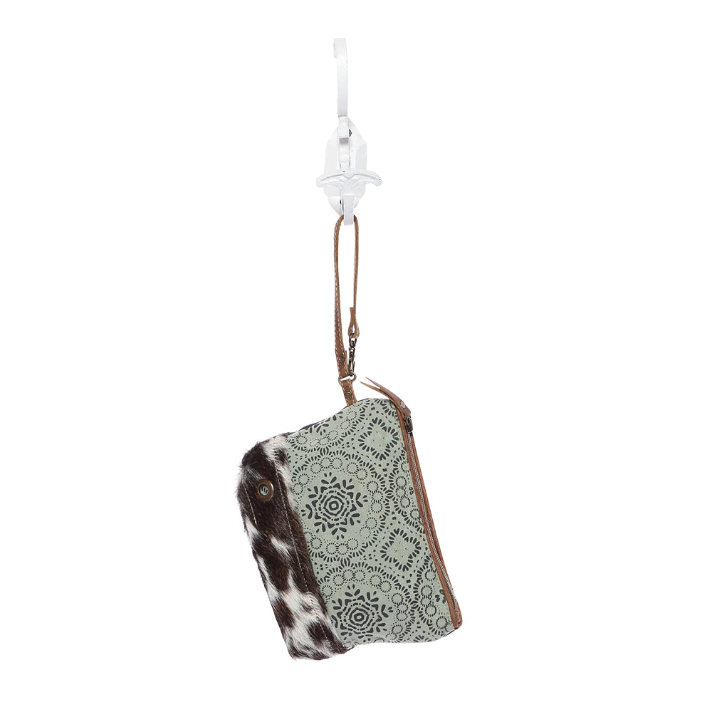Floral Print Hairon Pouch