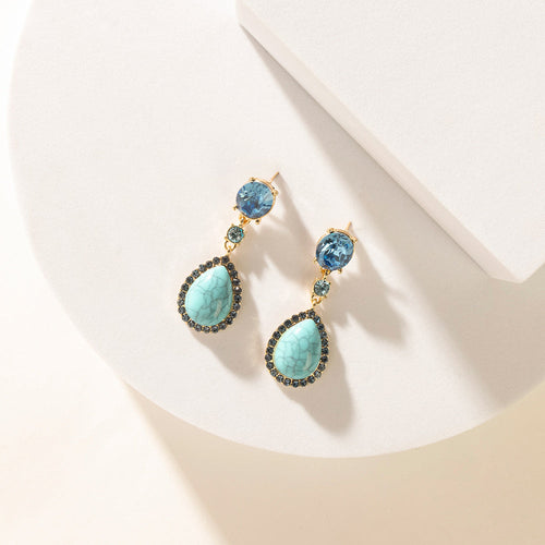 Prairie Sunstar Earrings In Sky blue