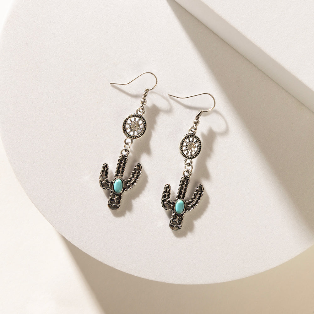Saguaro Sentinels Earrings In Blue