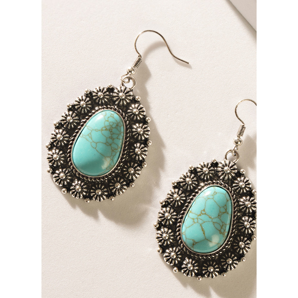 Lunare Light Earrings In Blue