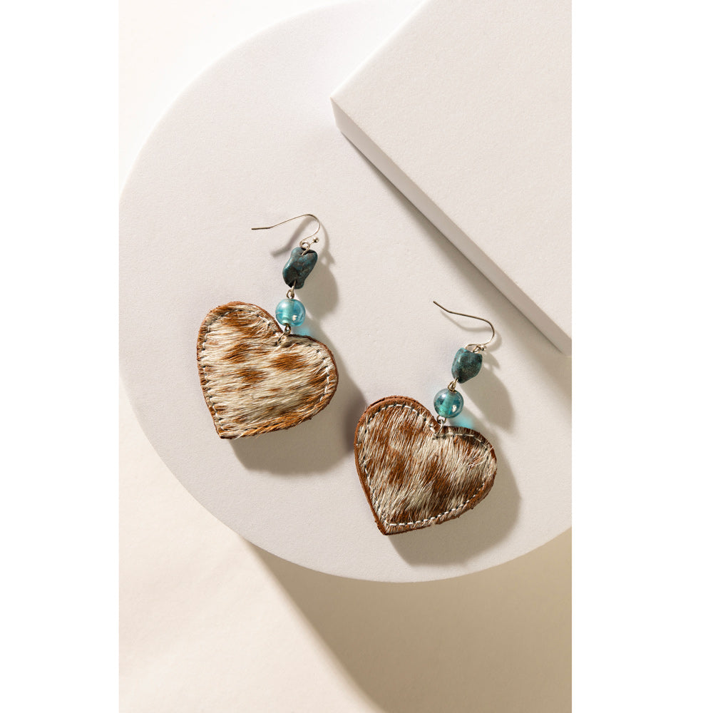 Light of My Heart Earrings In Brown