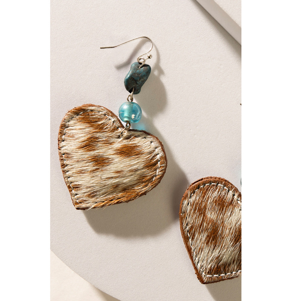 Light of My Heart Earrings In Brown