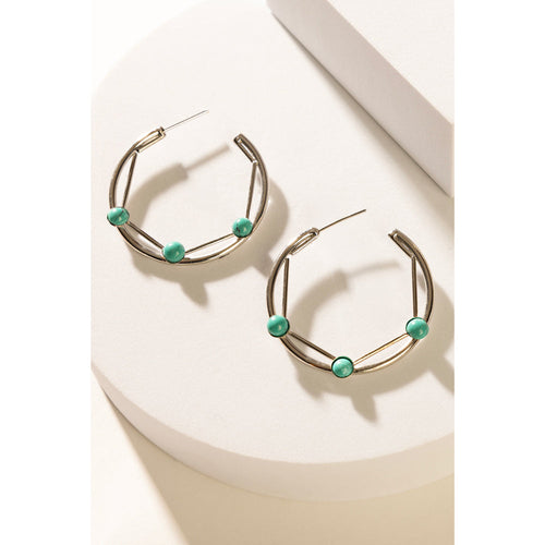 Dream Strands Earrings In Blue